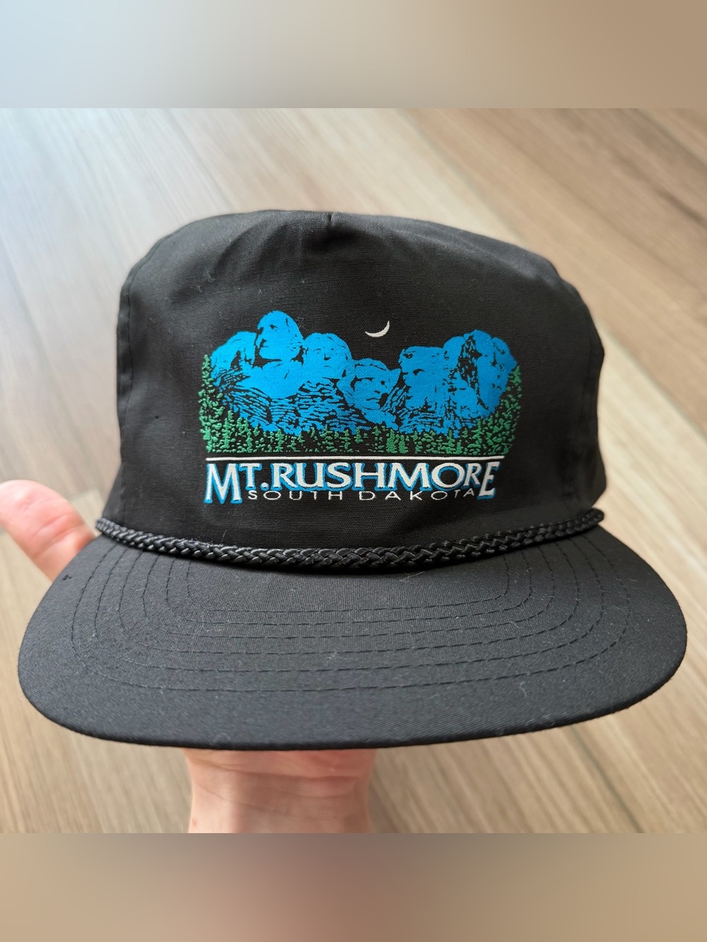 Vintage Mount Rushmore Rope Hat